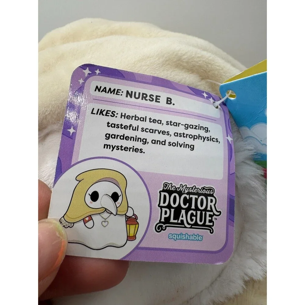Squishable Nurse B Plush The Mysterious Doctor Plague White 7